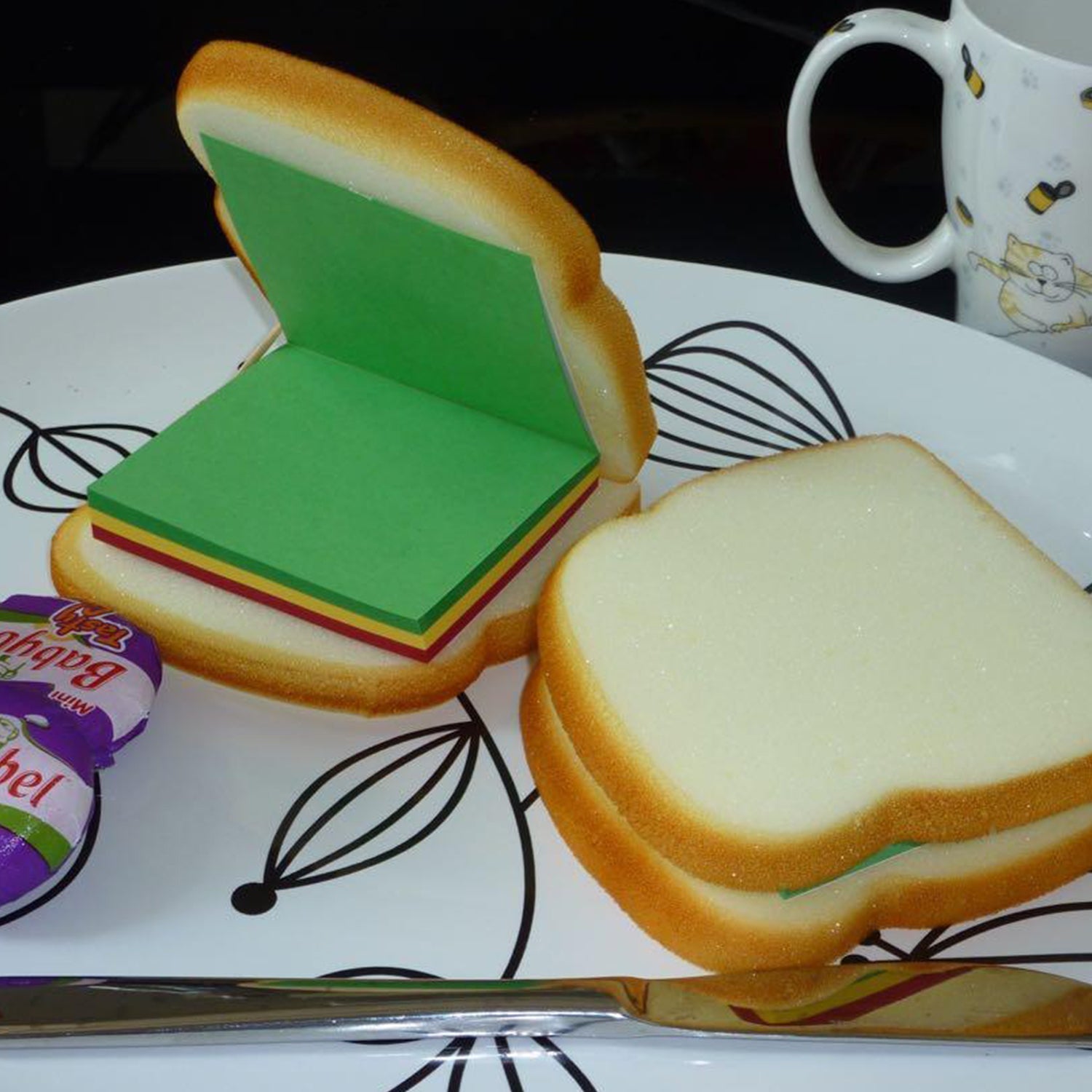 Sandwich Shaped Note / Sticky Notes / Memo Notes, Unique Mini Notes (Multicolor) Sandwich Shaped Note / Sticky Notes / Memo Notes, Unique Mini Notes (Multicolor)